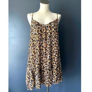 CLOSET CLOSING Urban Outfitters Out From Under Floral Raw Hem Babydoll Dress